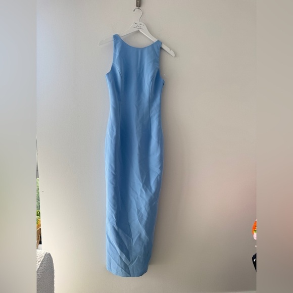 AMANDA UPRICHARD NWT Marbella Maxi Dress in Baby Blue S - Picture 4 of 8